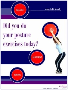 Did you do your posture today?