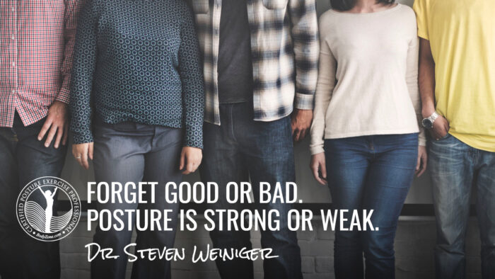 good posture bad posture strong posture